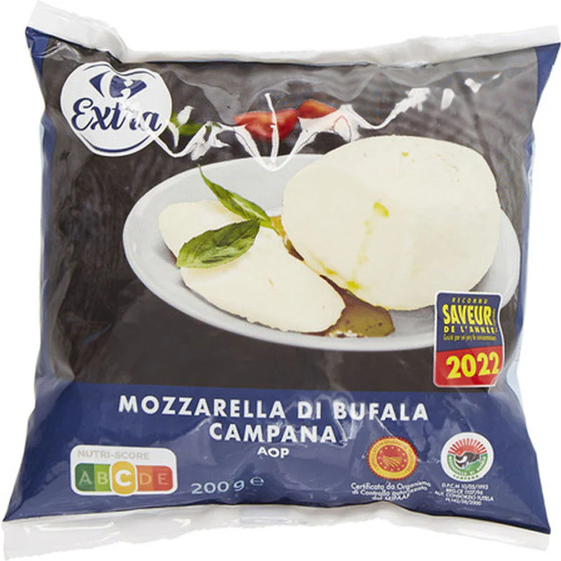 pdo buffalo mozzarella cheese 200g (#122066)