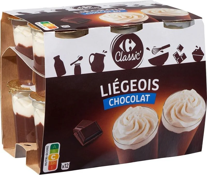 chocolate liegeois dessert 12x100g (#122098)
