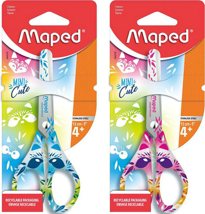 round tip scissors assorted colors (#122218)