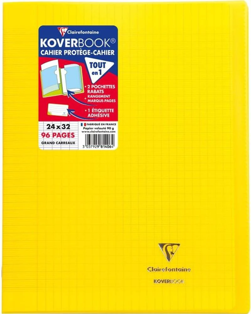 notebook cover large squares blue (#122250)