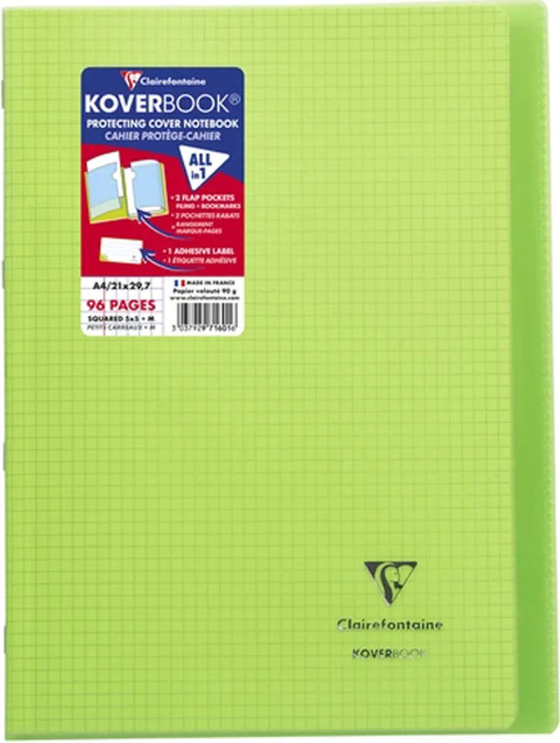 notebook cover light green small squares (#122280)