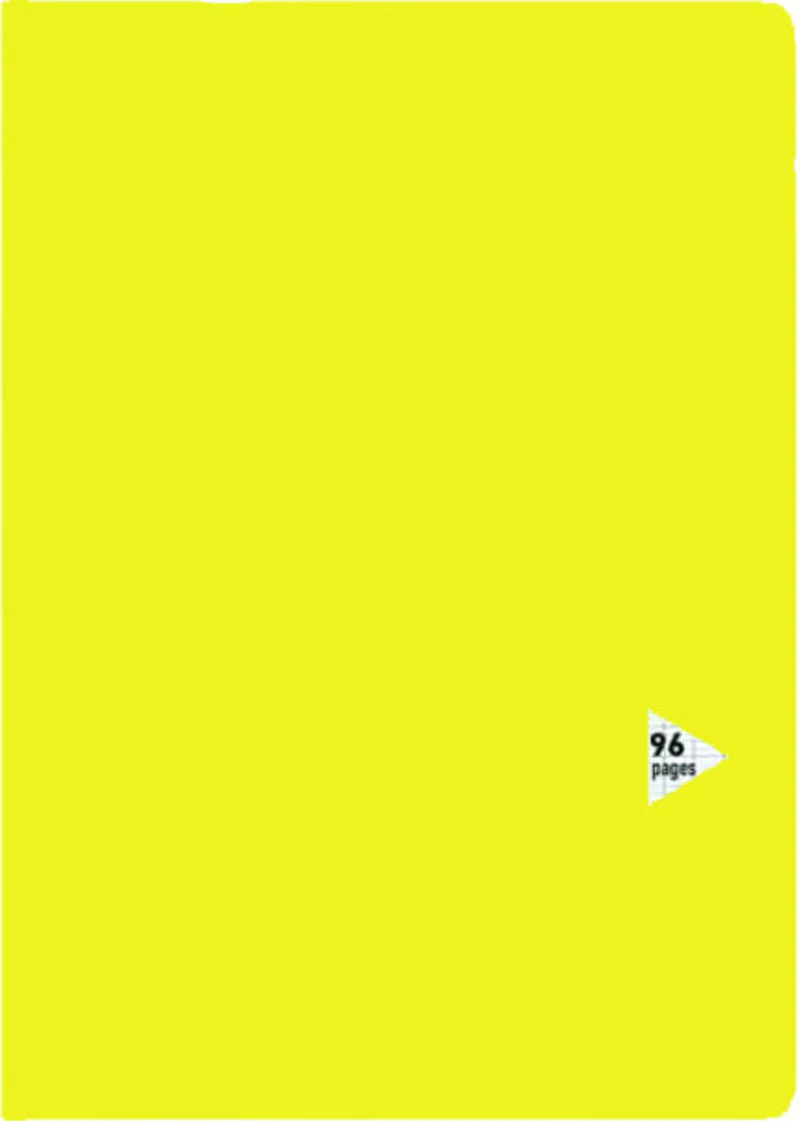 stapled writing book yellow (#122294)
