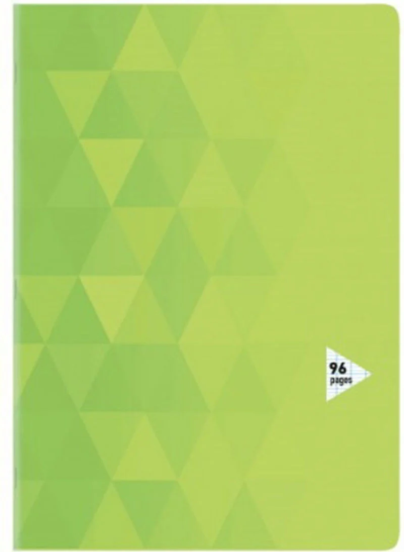 stapled writing book green (#122337)