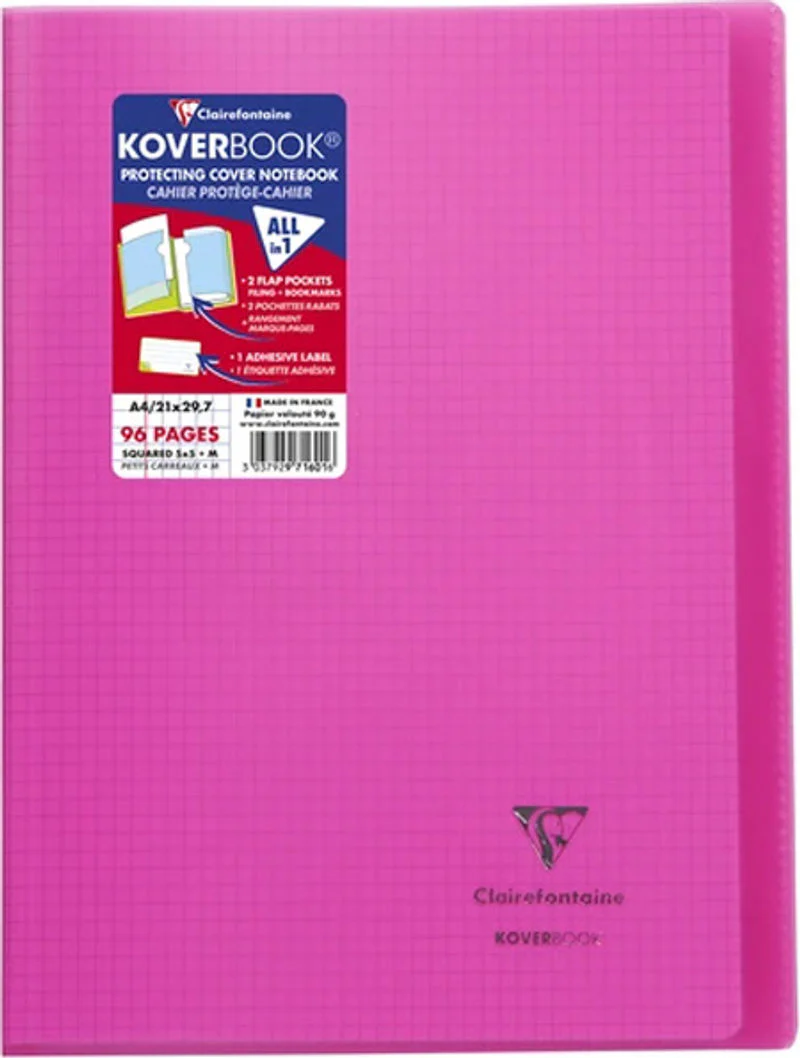 notebook cover pink small squares (#122343)