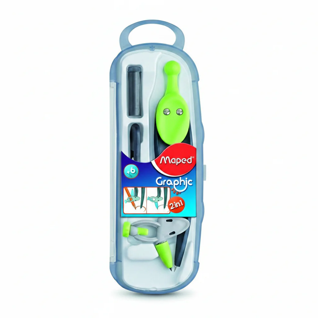 compass set 3 pieces graphic blue (#122384)