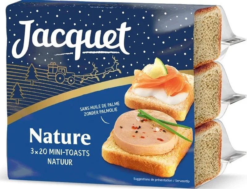plain toasts bread 255g\jacquet (#122390)