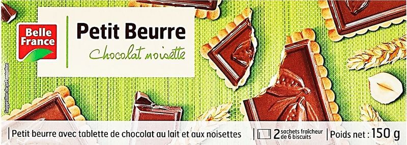 chocolate hazelnut tablets 150g (#122407)