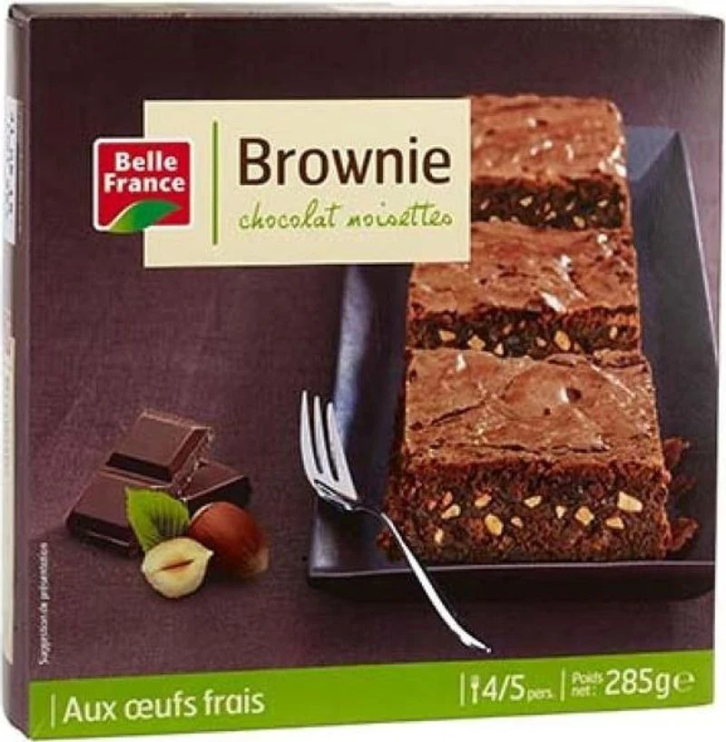 chocolate hazelnut brownies 285g (#122425)