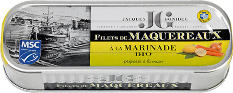 organic marinated mackerel fillets 176g (#122518)