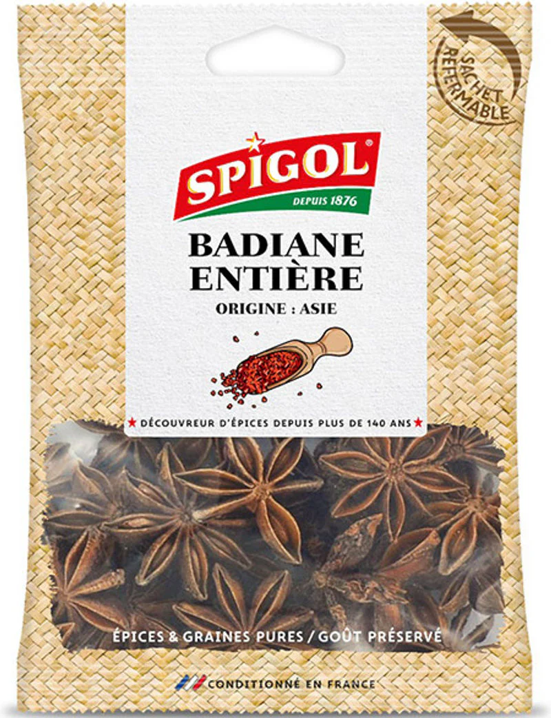 whole star anise 40g (#122525)