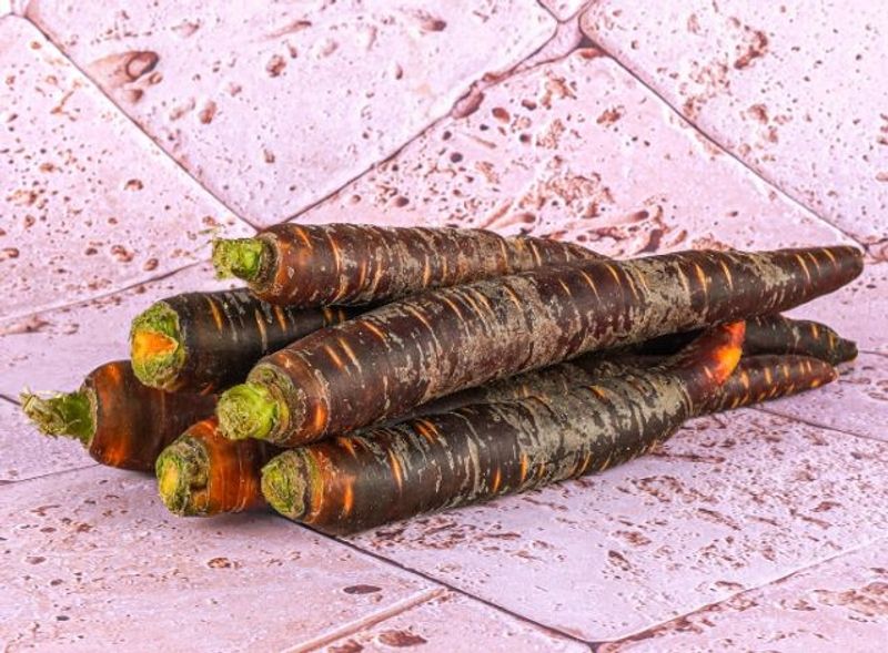 purple carrot 0.5kg(+ -) (+/-)/jard  (#122783)