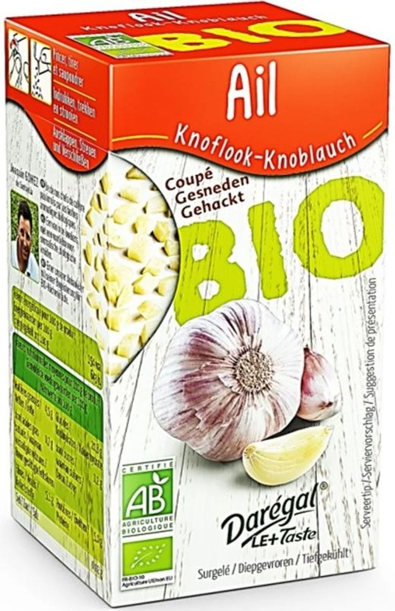 organic chopped garlic 75g (#122842)