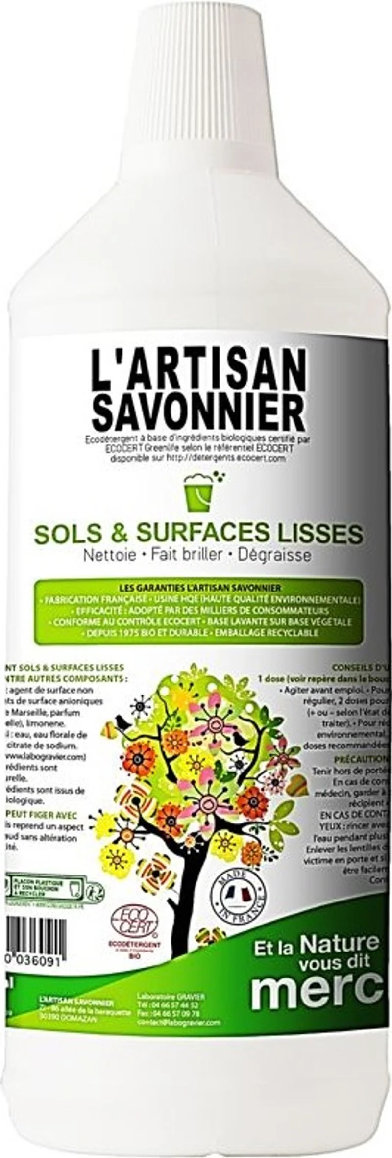 organic multi-purpose floor cleaner 1l (#122857)