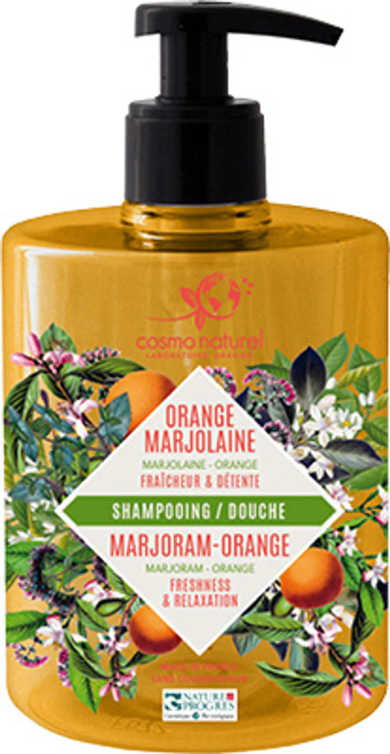 organic marjoram orange shampoo shower 500ml\ce bio (#122900)