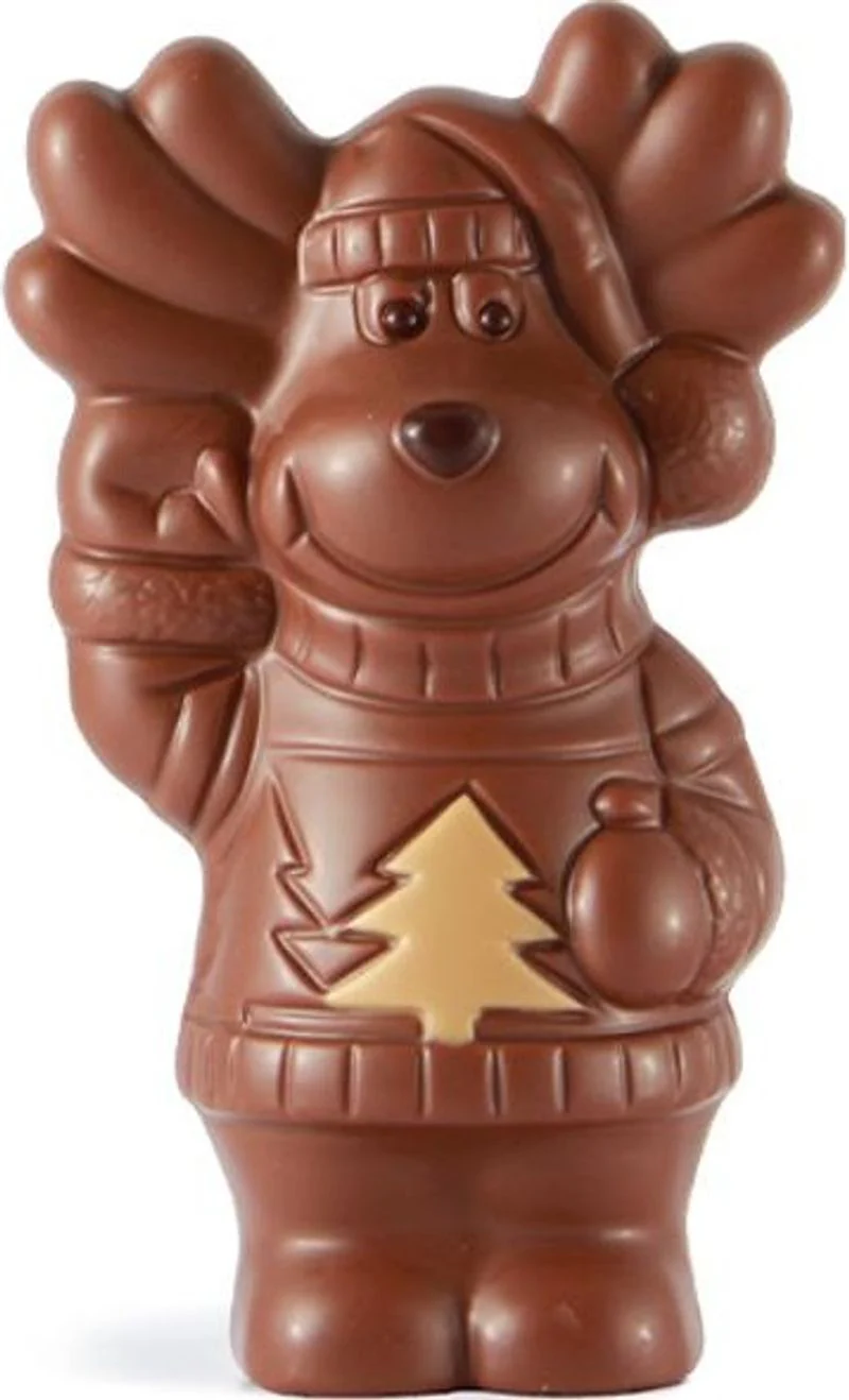 milk chocolate moose mould 100g (#122947)