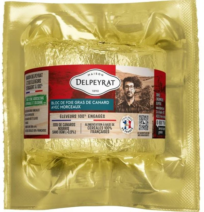duck foie gras block with armagnac 230g\delpeyrat (#122981)