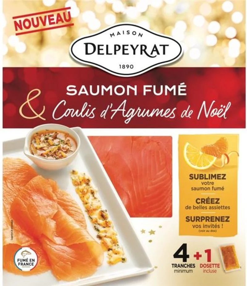 smoked salmon citrus coulis 160g\delpeyrat (#122987)