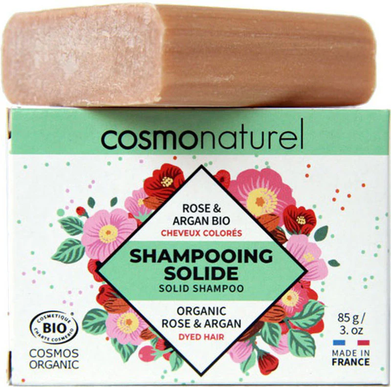 organic solid shampoo for colored hair 85g (#123023)