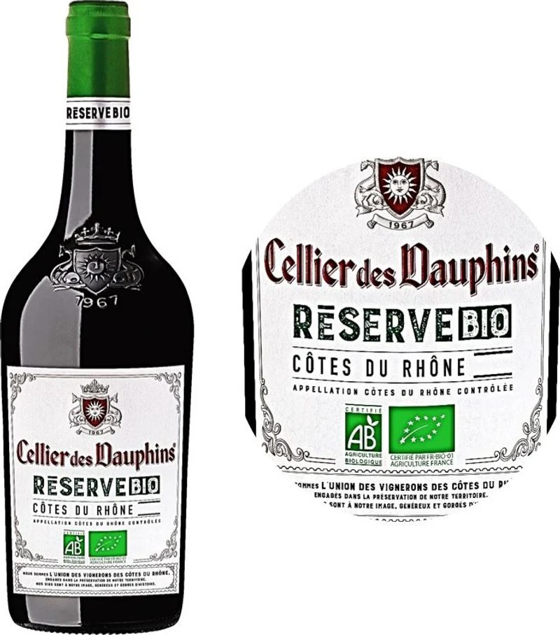 ORGANIC RED WINE AOP COTES DU RHONE 2024 75CL (#123468)