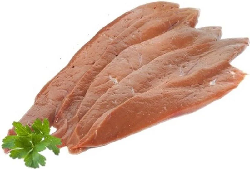 free range veal liver sliced 150g (#123498)