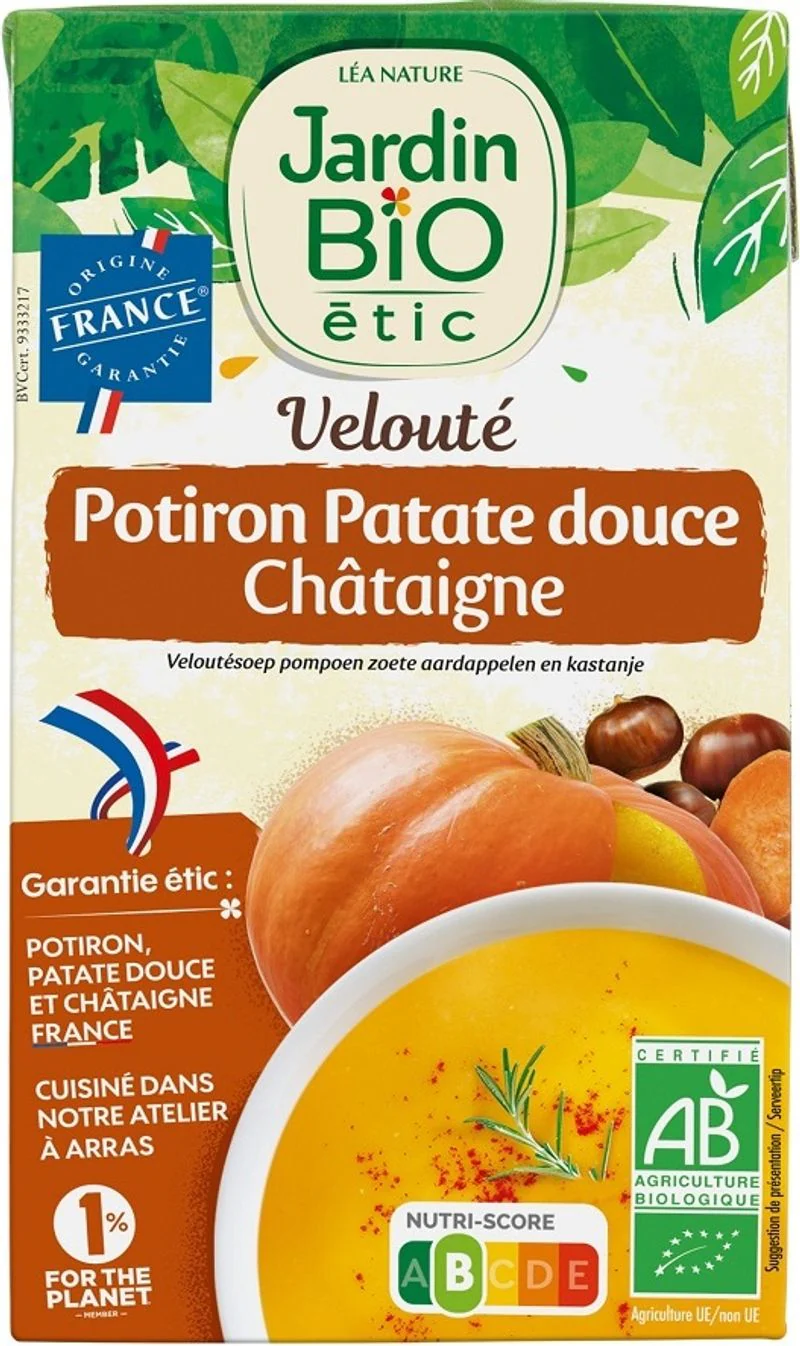 organic pumpkin sweet potato soup 1l (#123557)