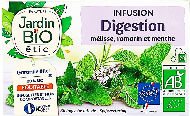 organic digestion herbal tea 20pc (#123571)
