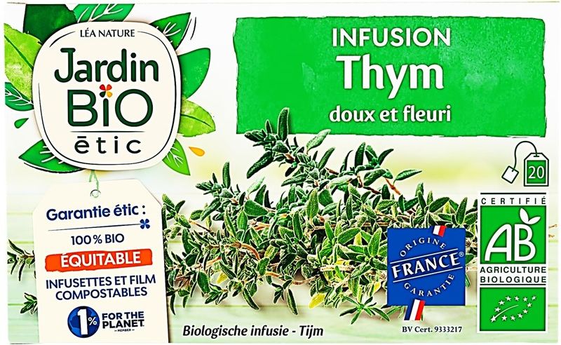 organic thyme infusion 20pc (#123602)