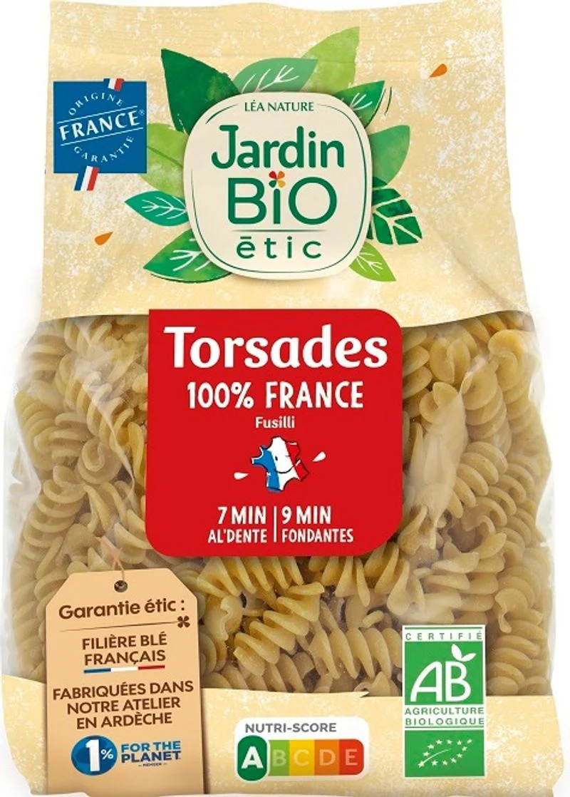 organic 100% french torsades 400g (#123603)