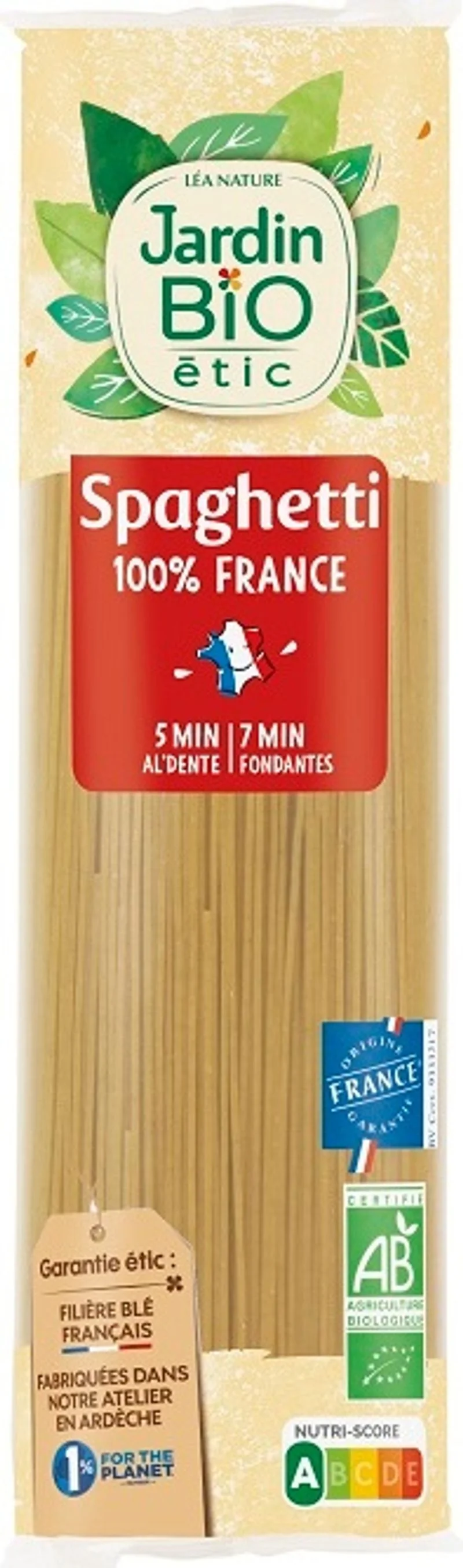organic 100% french spaghetti 500g (#123605)