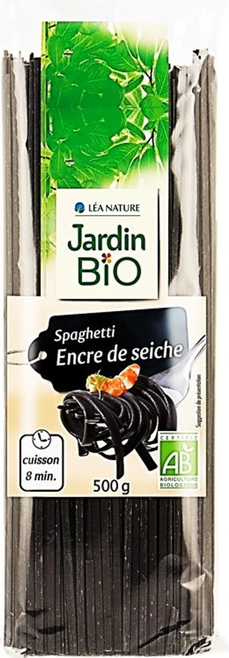squid ink spaghetti 500g (#123621)