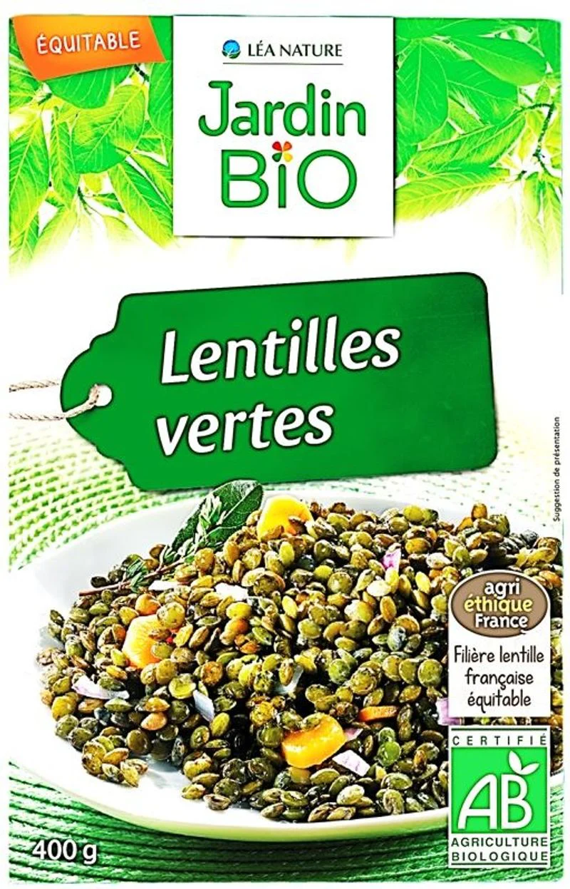 green lentils 400g (#123624)