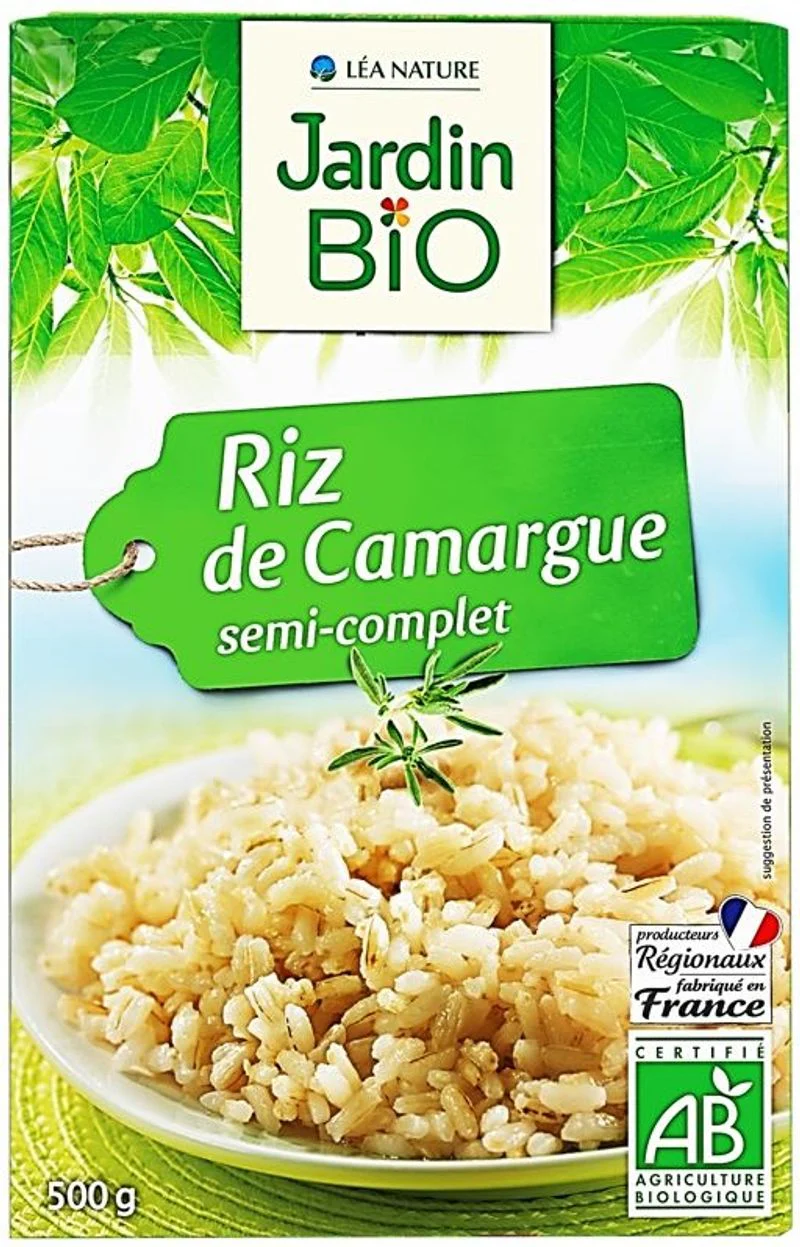 semi-whole camargue rice 500g (#123664)