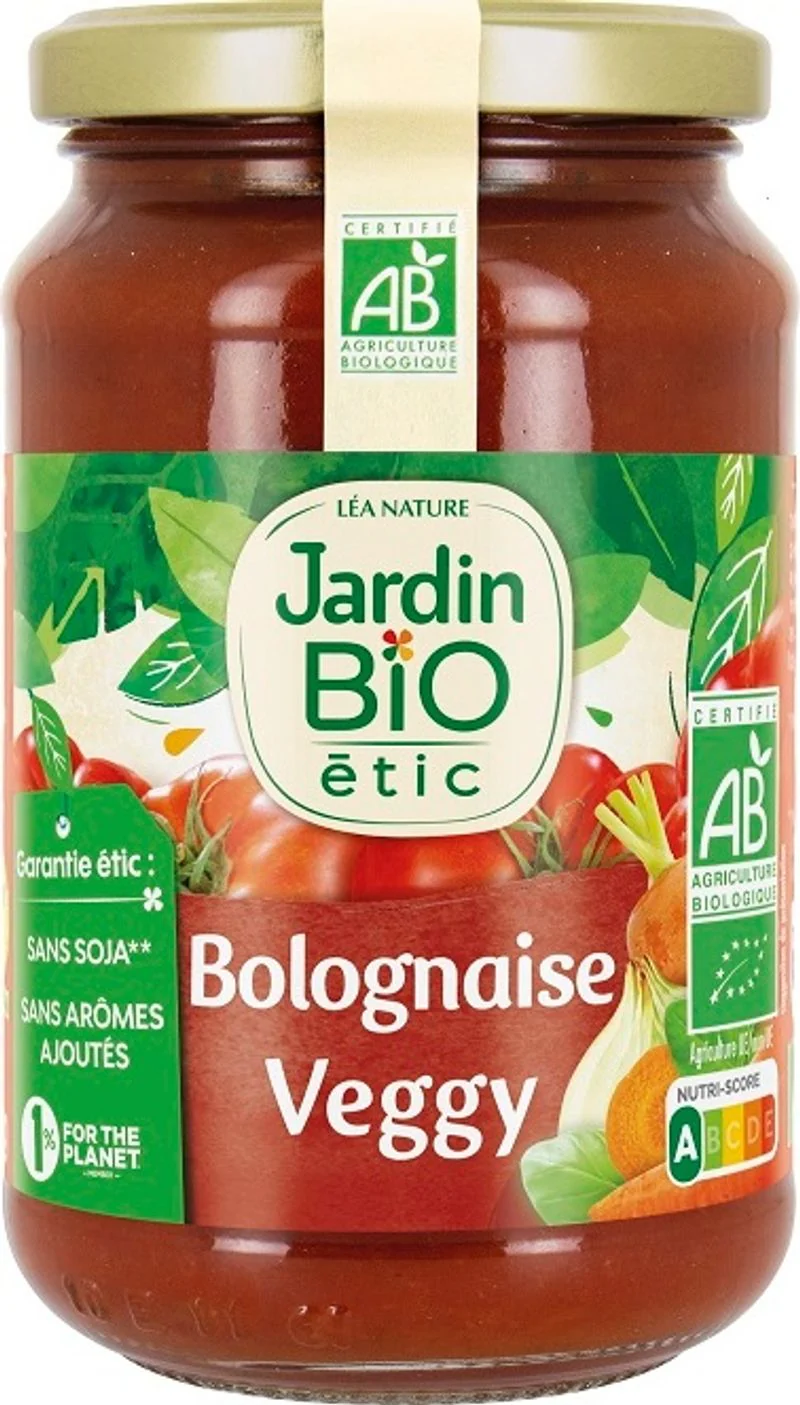 organic veggy bolognese sauce 350g (#123689)