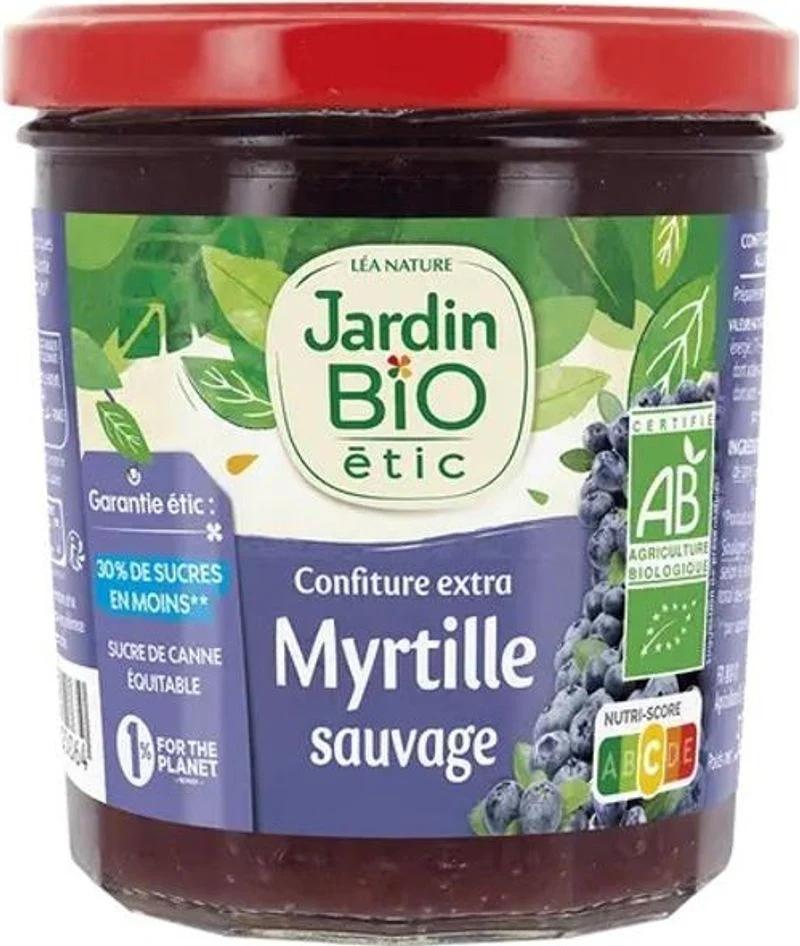organic wild blueberry jam 320g (#123700)