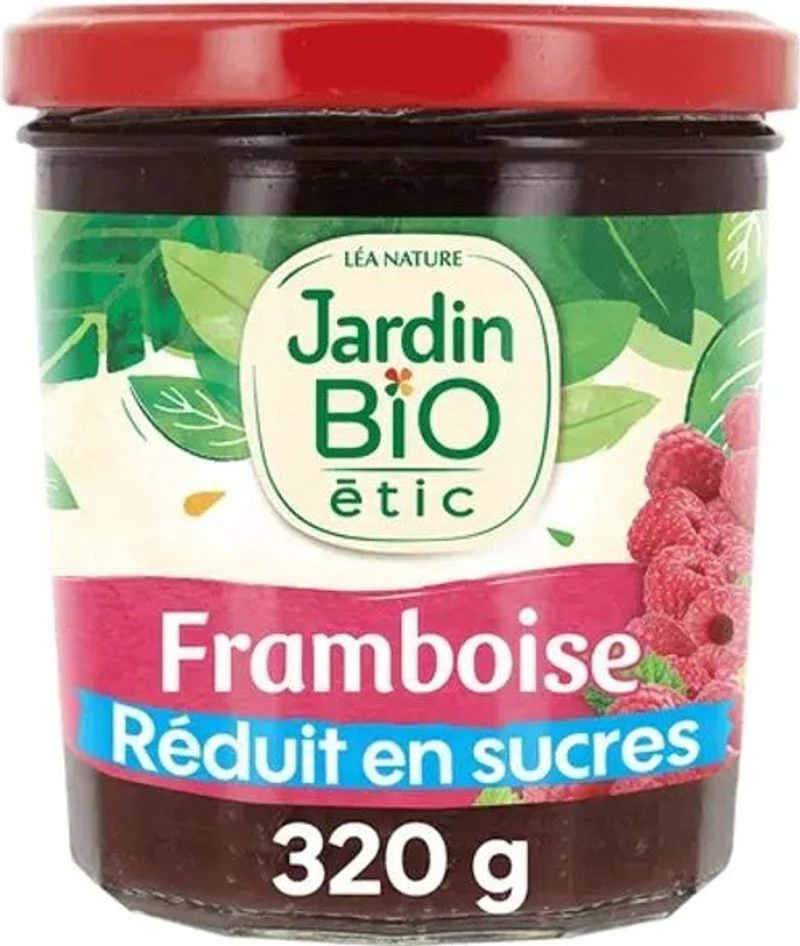 organic raspberry jam 320g (#123703)