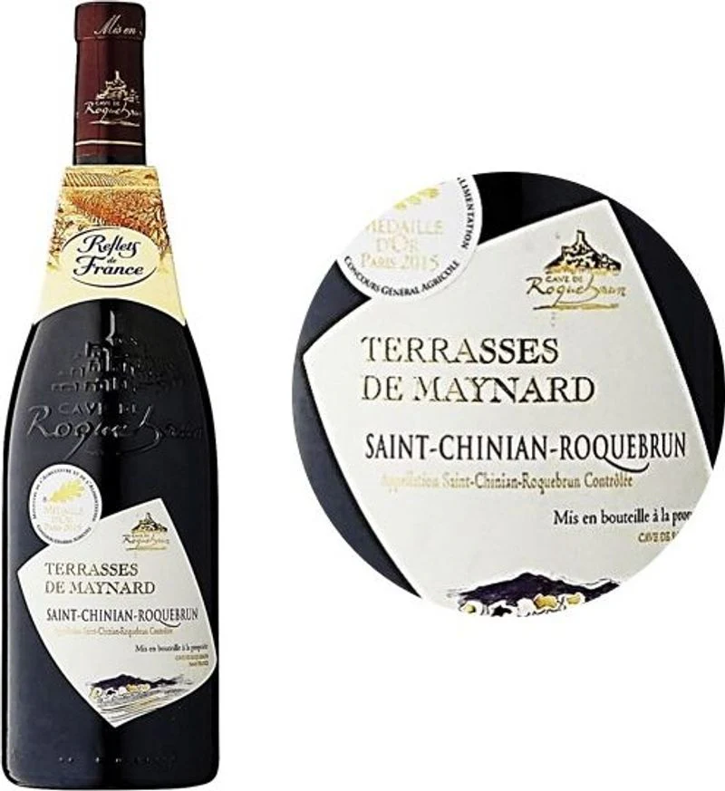 RED WINE AOP SAINT-CHINIAN-ROQUEBRUN 2023, 2020 75CL (#123974)