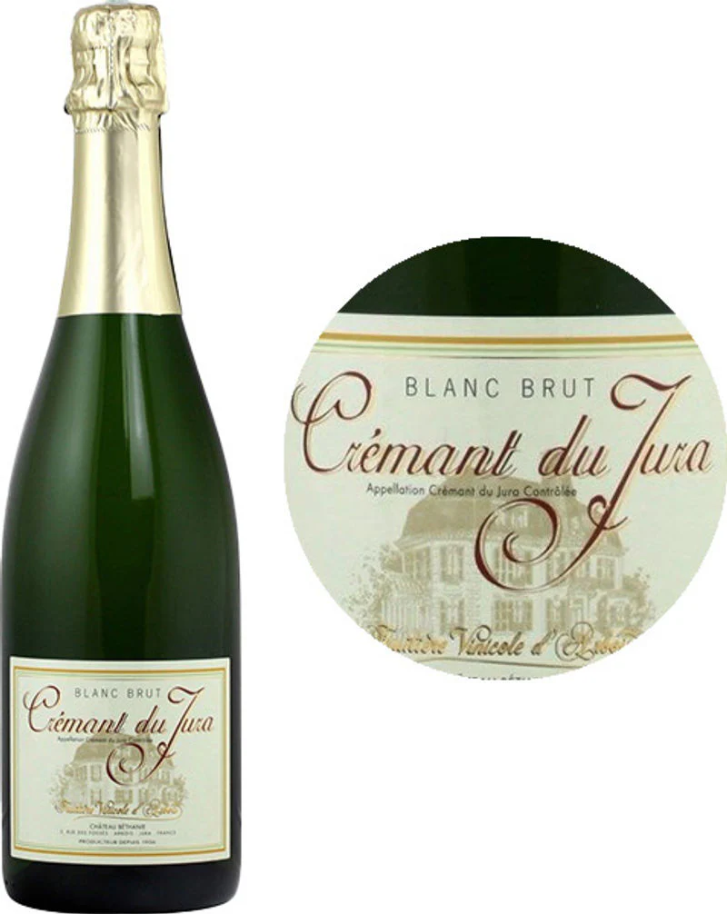 SPARKLING WHITE WINE CREMANT DU JURA BRUT 75CL (#124015)