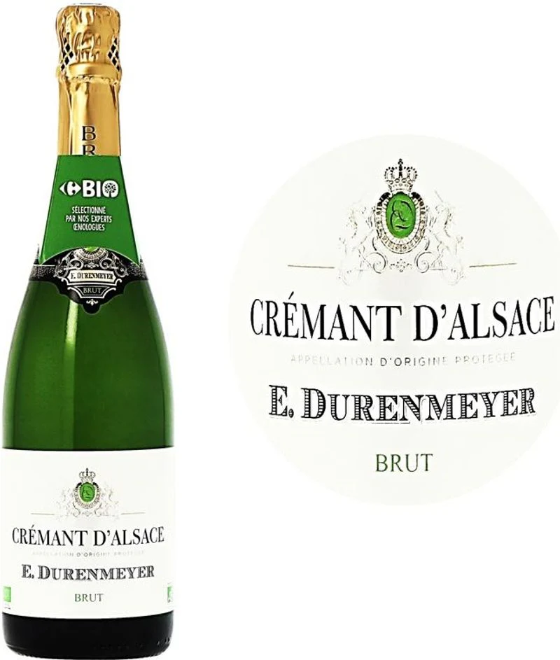 SPARKLING WHITE WINE CREMANT D'ALSACE 75CL (#124021)