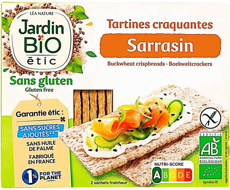 gluten-free buckwheat toast 150g (#124075)