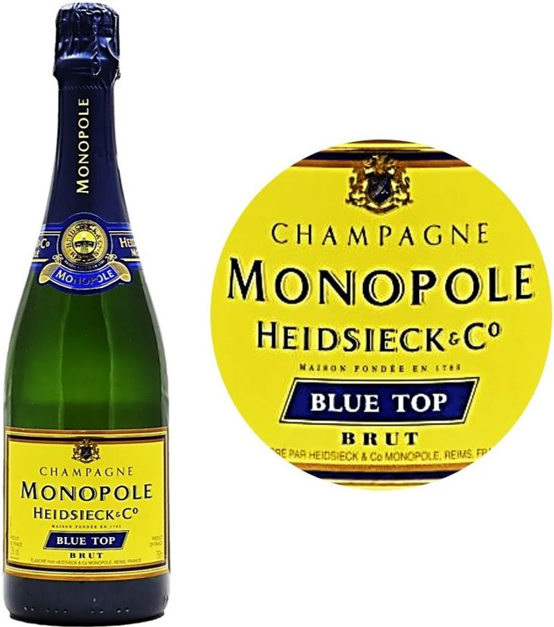 chardonnay champagne brut blue top 75cl (#124101)