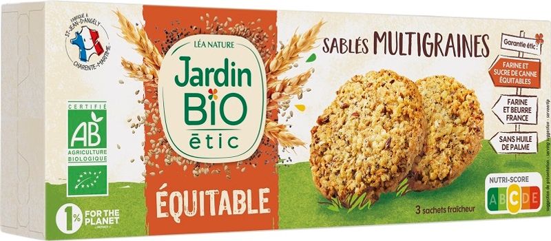 organic multicereals biscuits 150g (#124130)