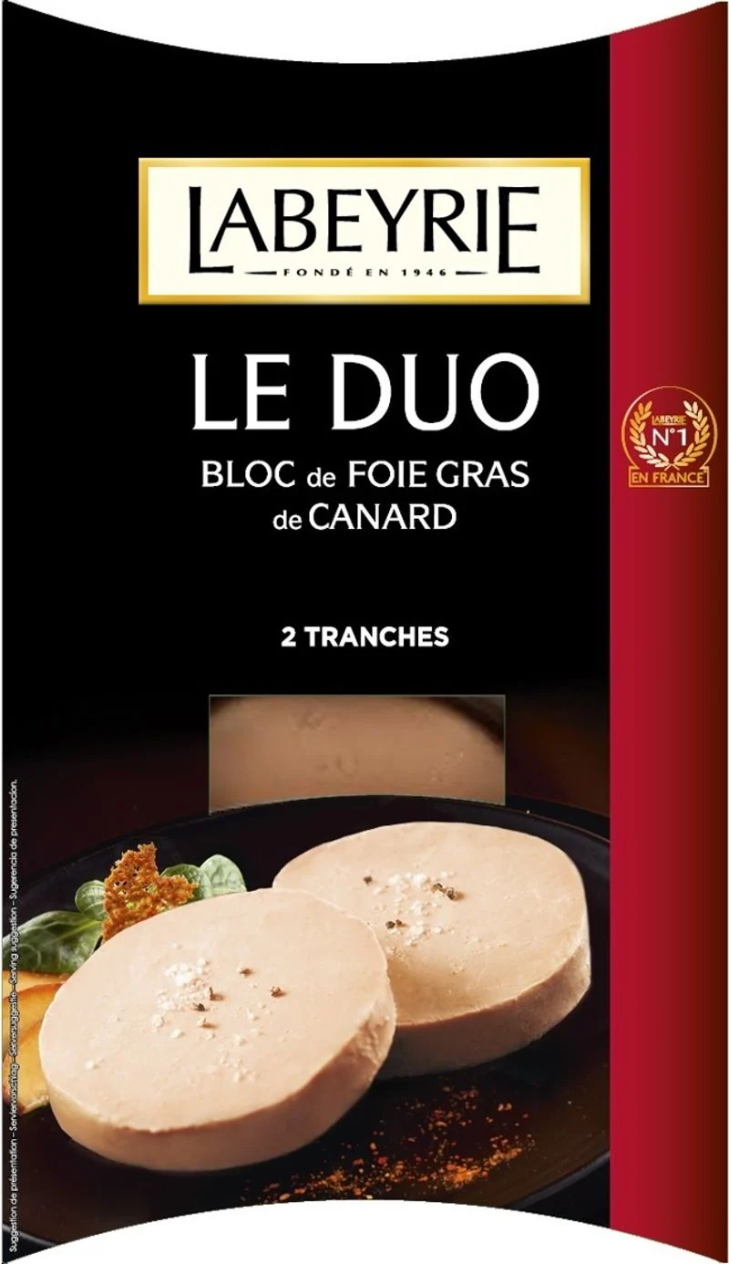 duck foie gras block 80g\labeyrie (#124192)