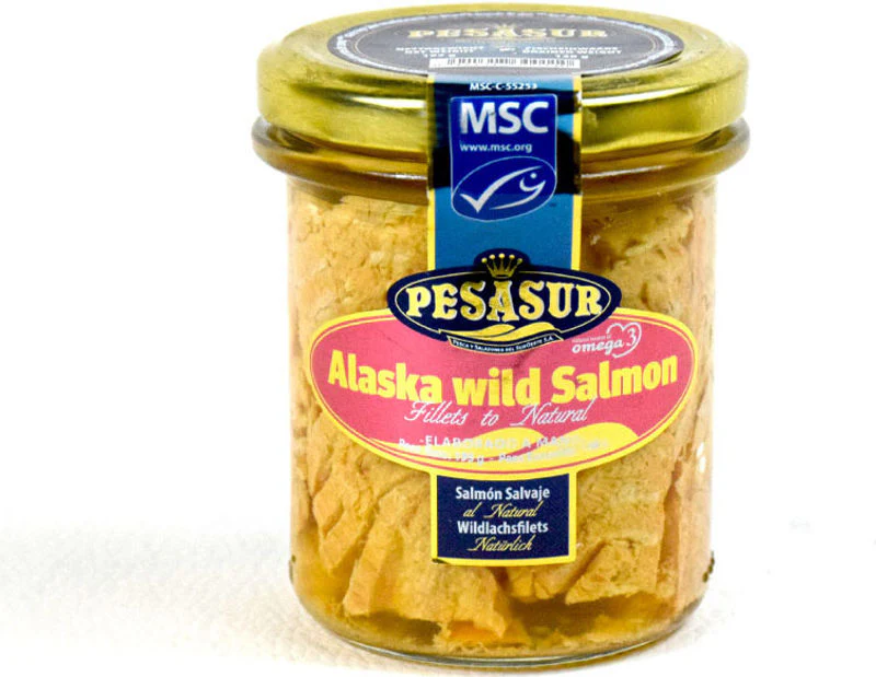 msc wild salmon alaska in olive oil 195g (#124320)