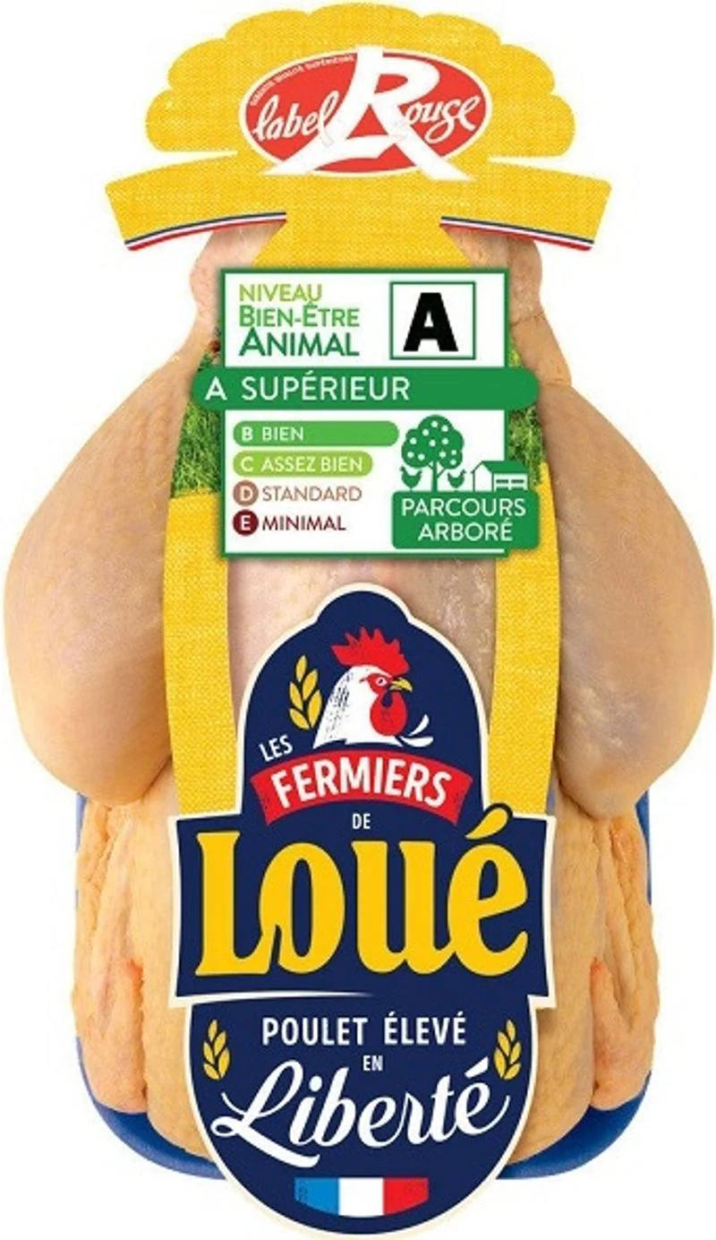 red label free range whole chicken 1.5kg (#124424)
