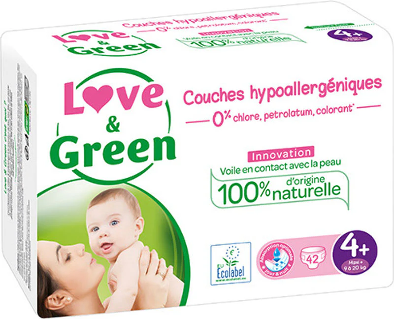 hypoallergenic nappies t4+ 9-20kg 42pc (#124794)