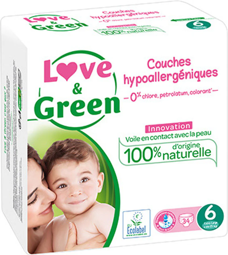 hypoallergenic nappies t6 +15kg 34pc (#124804)