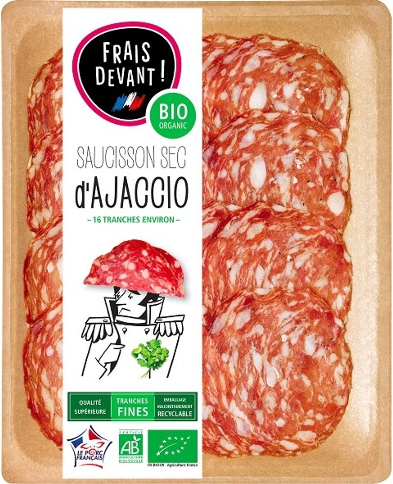 organic corsican dry sausage 70g (#124817)