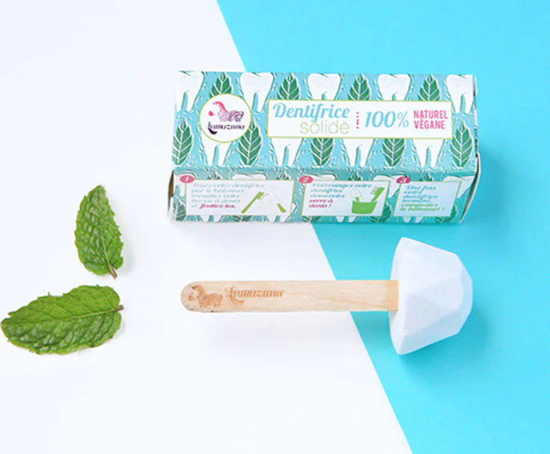 organic peppermint solid toothpaste 17g\lamazuna (#124825)