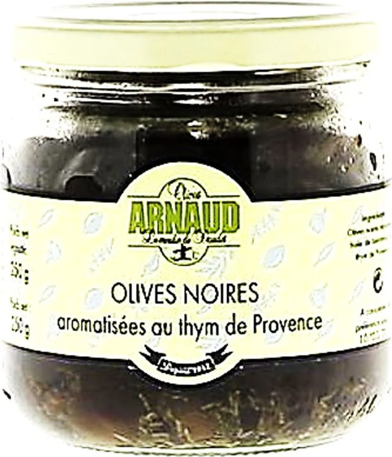 black olives with thyme 250g (#124859)