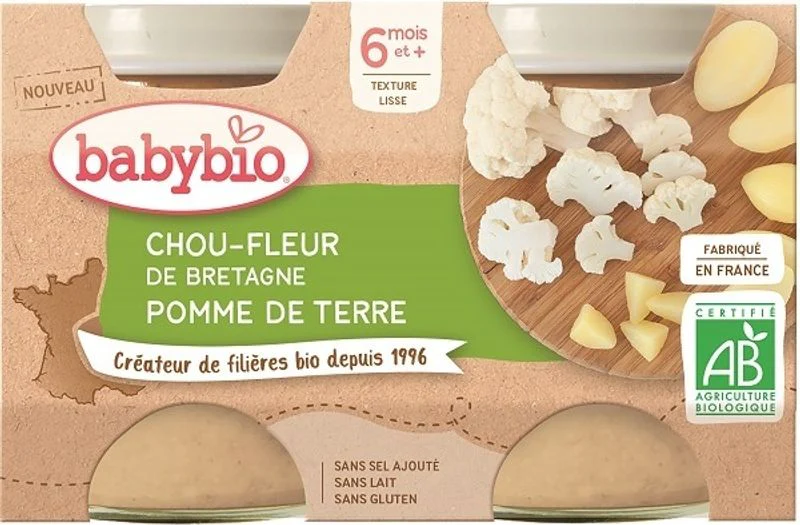 organic cauliflower potato baby food 2x130g (#125591)